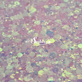 Pink Glow in the dark Chunky Glitter - Pink Glitter